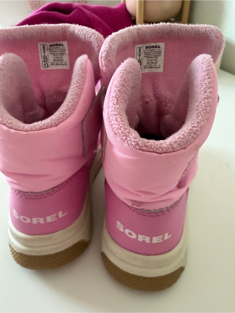 Sorel Kids Pink Snow Boots